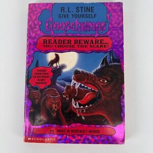 Give Yourself Goosebumps READER BEWARE #5 Night In Werewolf Woods R. L. STINE